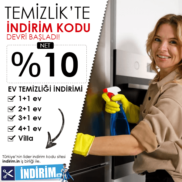 Ev Temizliğinde İndirim Fırsatı : Kapak Görseli